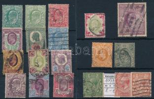 Nagy-Britannia 19 db bélyeg 2 stecklapon