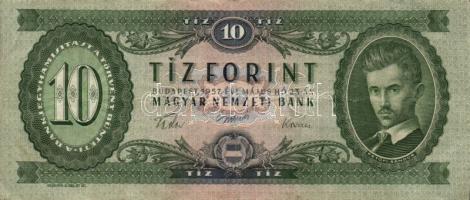 1957. 10Ft (4x) T:III