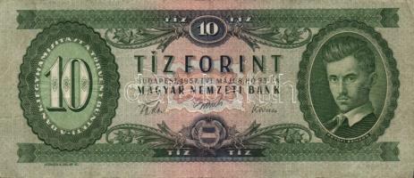 1957. 10Ft (4x) T:III