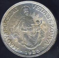 1938. 2P Ag "Madonna" T:2/3 kis ph.