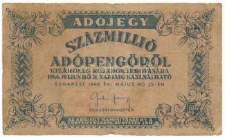 1946. 100.000.000AP T:VG,G Adamo P55