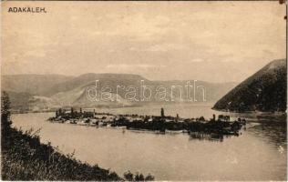 1914 Ada Kaleh, Török sziget Orsova alatt. G. Hutterer kiadása / Turkish island (EK)