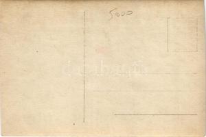 Zsély, Zelovce; Sósár gyógyfürdő, társaság a kis hídnál / Sosárske Lázne / spa, group picture. photo...