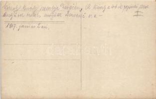 Alváca, Vata de Jos (Hunyad); IV. Károly király szemléje Alvácán. A király a 46. repülőszázad tisztj...