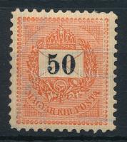 1889 Feketeszámú 50kr 11 1/2 fogazással (28.000)
