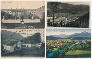 41 db RÉGI külföldi város képeslap, közte 1 modern Prága / 41 pre-1945 European town-view postcards,...