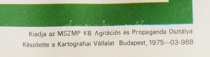 1975 Munkánk, eredményeink az MSZMP X. és XI. kongresszusa között, mezőgazdaság, szocialista propaga...