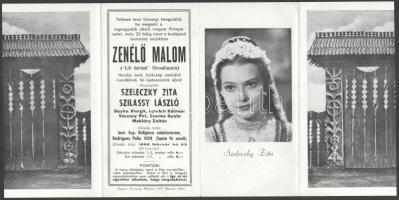 1952 Az Argentínai Magyar Nemzeti Színház prospektusa, igazgató: Szeleczky Zita