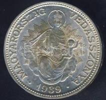 1939. 2P Ag "Madonna" T:2- kis ph.