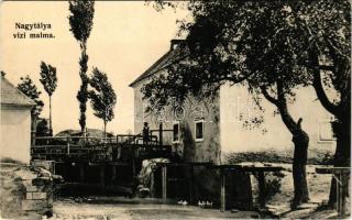 Nagytálya, vízimalom. Baross nyomda (EK)