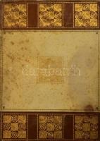 Timon Ákos - Szász József: Magyarország története az Arany Bullától 1795-ig. Politikai Magyarország I. köt. Bp., 1912., Anonymus Történelmi Könyvkiadó Vállalat, (Schulhof Károly-ny.), 1 t.+439+1 p. Kiadói bibliofil szecessziós aranyozott bőr-pergamen-kötésben, díszes szecessziós szennylapokkal, Leszik-kötés, kopott, foltos borítóval.