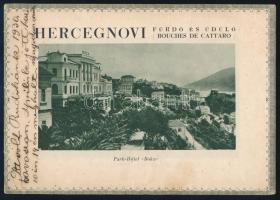 1930 Hercegnovi fürdő és üdülő prospektus, képekkel gazdagon illusztrált