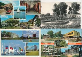 BALATON - 55 db MODERN város képeslap / 55 modern Hungarian town postcards from around lake Balaton