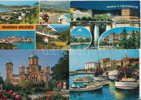 JUGOSZLÁVIA - 22 db MODERN város képeslap / YUGOSLAVIA - 22 modern town postcards