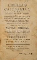 [Gánóczy Antal] Ganoczi, Antonius: Libellus castigatus, sive refutatio argutiarum, quas scriptor anonymus adversum diploma S. Stephani regis,.. . Opera, &amp; studio - -. Magno-Varadini [Nagyvárad], 1779., Typis Seminari, per Ign. Bálent Typogr., 281 p. Latin nyelven. Korabeli kartonált papírkötésben, rossz állapotban, kopott, foltos, sérült borítóval, sérült, hiányos gerinccel, foltos lapokkal, sérült, szétvált kötéssel és a gerinc mentén sérült lapokkal.
