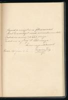 cca 1899-1901 Kassa, régi emlékkönyv díszes, dombornyomott kötéssel, litho képpel, két oldalon Schla...