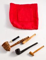 5 darab pipa és alkatrész