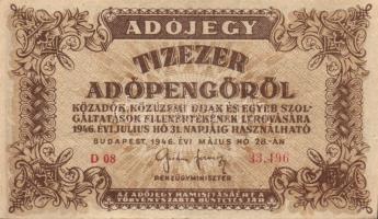 1946. 10.000AP + 500.000AP T:II,III