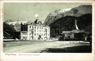 Engelberg, Hotel Terminus und Bahnhof. verlag Gebr. Wehrli, Phot. / hotel, restaurant, railway station