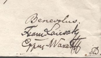 1838 Lajcsák Ferenc (1772-1843) váradi püspök aláírása egy házassági engedélyen, a váradvelencei par...