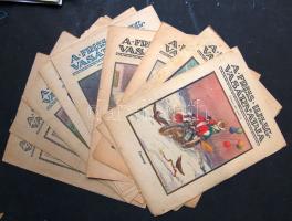 1931-33 9 db Friss újság vasárnapja magazin
