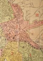 cca 1940 Nagyvárad thj várostérképe, 1: 13 400, utcanévjegyzékkel, kiadja: ifj. Topsal Vilmosné, Nag...