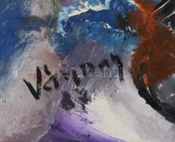 Olvashatatlan jelzéssel: Csendélet. Olaj, karton. Dekoratív fakeretben, 45×33 cm