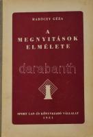 Maróczy Géza: A megnyitások elmélete. Bp., 1951, Sport, 1 t. + 184 p. Kiadói félvászon-kötés, kissé kopott borítóval.