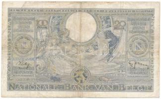 Belgium 1939. 100Fr / 20B "6711.0.593" T:VG
Belgium 1939. 100 Francs / 20 Belgas "67...
