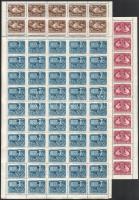 1950 Sakk (I.) hajtatlan teljes ívsor, vízjelre átnézetlen! (125.000+)