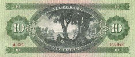 1962. 10Ft (4x) egymásutáni sorszámmal T:II+ Csak egyszer hajtva!