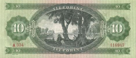 1962. 10Ft (4x) egymásutáni sorszámmal T:II+ Csak egyszer hajtva!