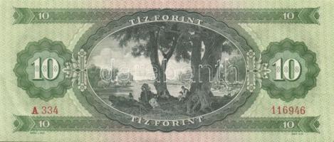 1962. 10Ft (4x) egymásutáni sorszámmal T:II+ Csak egyszer hajtva!