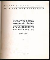 Derkovits Gyula (1894-1934) emlékkiállítása. Bp., 1965, MNG. Kiadói papírkötés, kissé kopottas állap...