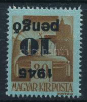1945 Kisegítő 10P/80f fordított felülnyomással (25.000)