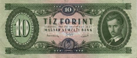 1949. 10Ft (2x) egymásutáni sorszámmal T:II