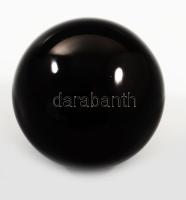 Obszidián gömb, hibátlan, d: 4,5 cm