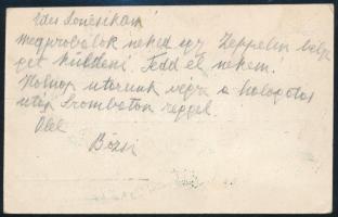 1931 Zeppelin I. Magyarország-Németország útja légi levelezőlap, Zeppelin 2P bélyeggel