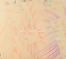 Ruzicskay György (1896-1993): Absztrakt kompozíció. Vegyes technika, papír, jelzés nélkül. Üvegezett...