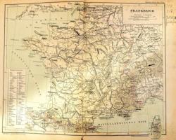 B. Kozenns Geographischer Schul-Atlas für Gymnasien [...]. Wien, 1893, VErlag von Ed. Hölzel. Félvás...