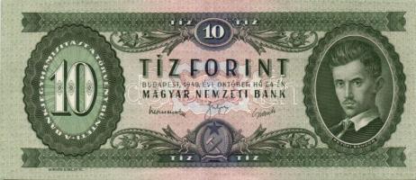 1949. 10Ft (2x) egymásutáni sorszámmal T:II+