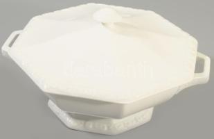 cca 1927 Rosenthal "Maria" leveskínáló. Peremrészén plasztikus mintával, jelzett, hibátlan, 27x23x12 cm