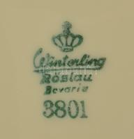 Bavaria mid-century egyszemélyes reggeliző készlet, csésze alátéttel és desszertes tányér. Jelzett, ...