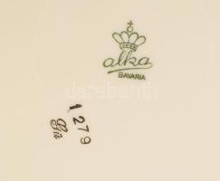 Alka mid-century egyszemélyes reggeliző készlet, csésze alátéttel és desszertes tányér. Jelzett, hib...