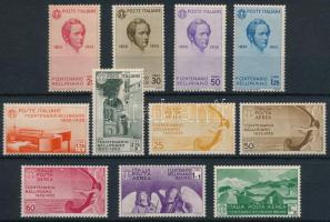 Olaszország 1935 Mi 532-542 (Mi EUR 250,-)