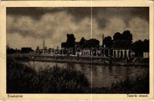 1939 Érsekújvár, Nové Zámky; Tatarik strand / spa beach (EK)