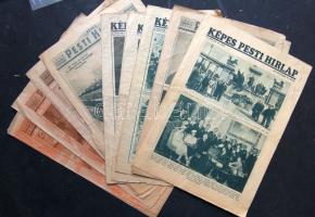 1933-1939 10 db Képes Pesti Hírlap magazin