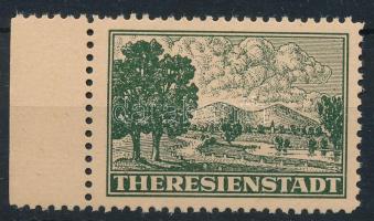 Böhmen und Mähren Theresienstadt ívszéli csomagbélyeg garancia nélkül / no quarantee
