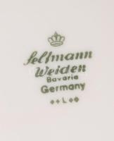 Seltmann Weiden kék kínai edény mintás 6 személyes reggeliző szett, csészék alátéttel és desszertes ...