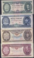 Kis forint tétel 1960-89. 10Ft (12x), 20Ft (9x), 50Ft (5x), 100Ft (7x) T:II+,II,III+ (kevés) Összesen 33db!